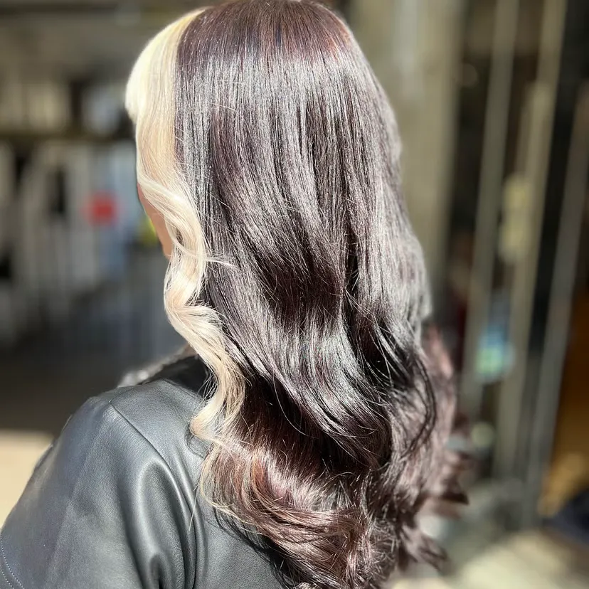 Dark contrast blonde panel — Mai Beauty